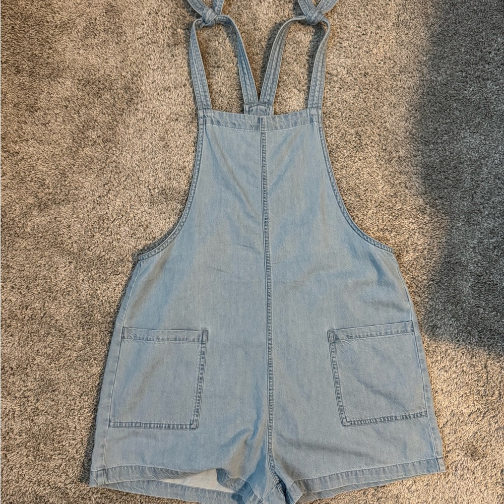 Light Blue Denim Overalls